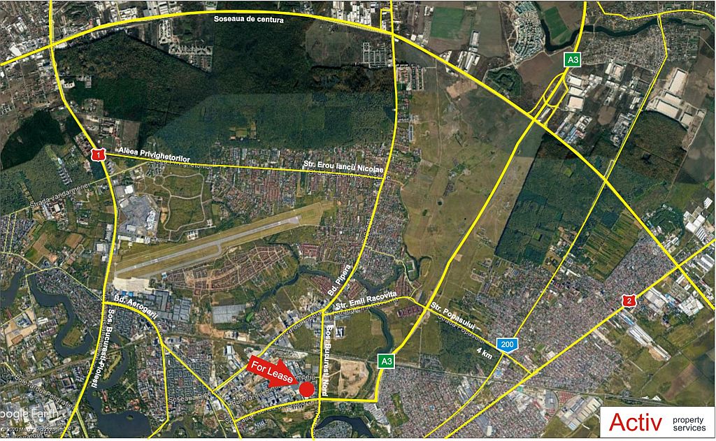 Media Office Building spatii depozitare, productie si birouri de inchiriat Bucuresti Nord, localizare maps